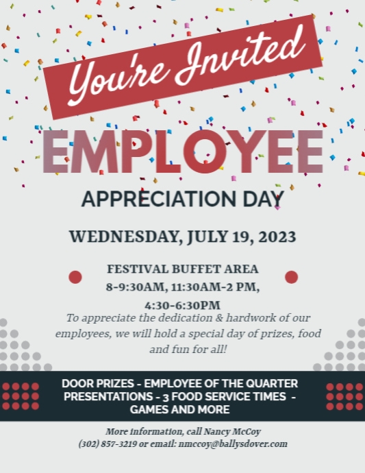 Employee Appreciation Day Flyer PosterMyWall