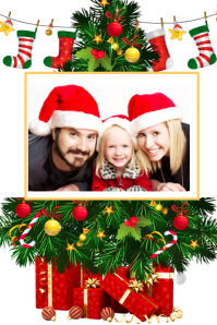 christmas collage template