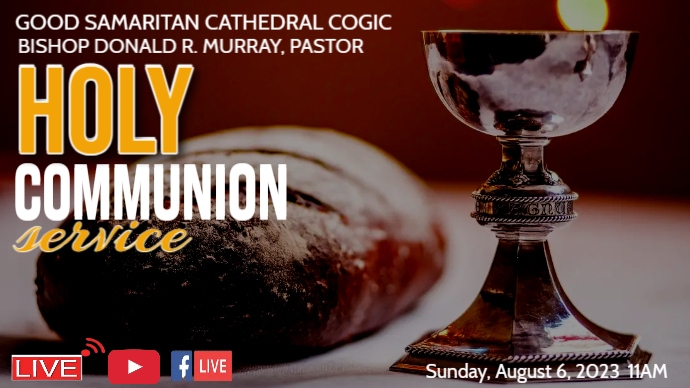 Copy of Holy Communion | PosterMyWall