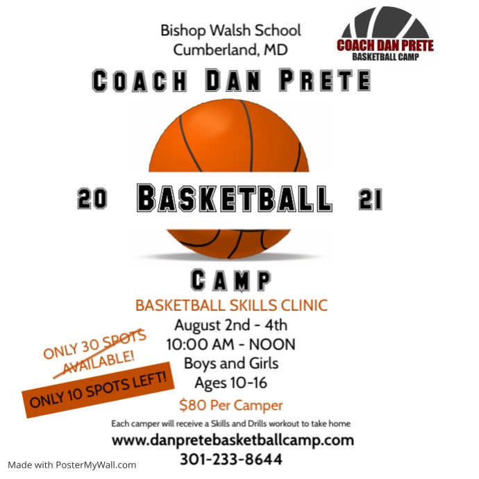 Basketball Clinic PosterMyWall