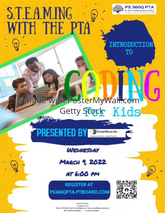 Copy of Coding For Kids Flyer | PosterMyWall