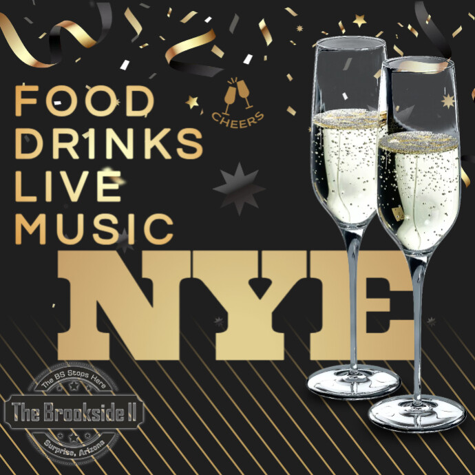 2023 NYE Party Ads Instagram Post template