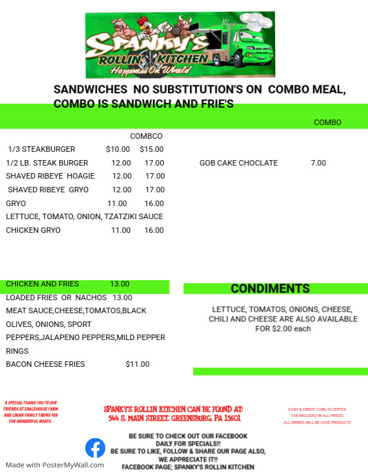 Restaurant Menu flyers template