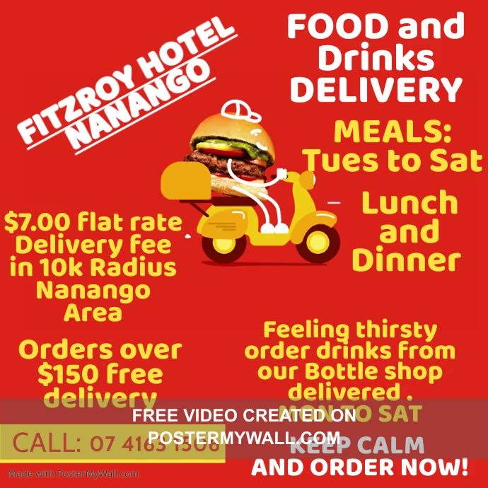 Copy of Food delivery at home PosterMyWall