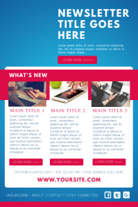 Design A Newsletter Free Templates Postermywall