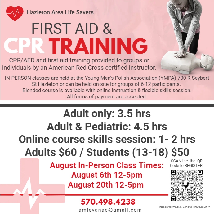 First Aid And CPR Training Certification Ad | PosterMyWall