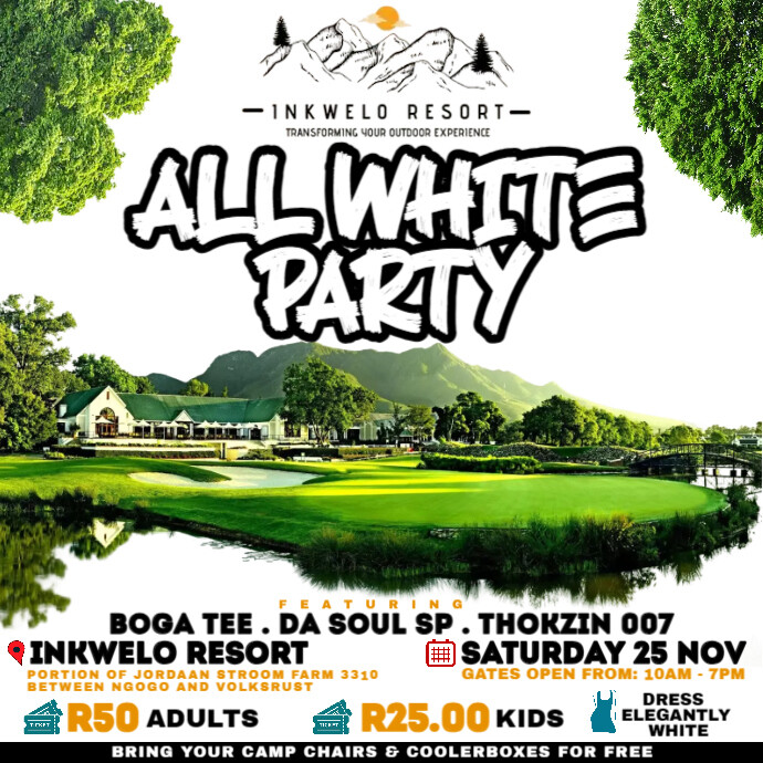 Copy of ALL WHITE PARTY 1 | PosterMyWall