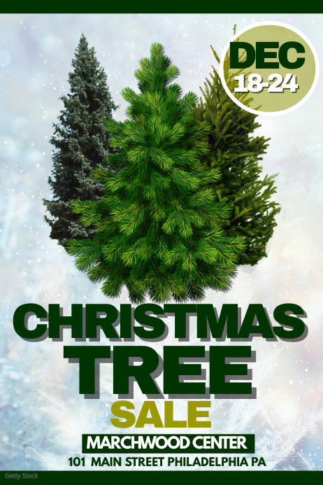 Copy of Christmas tree sale | PosterMyWall
