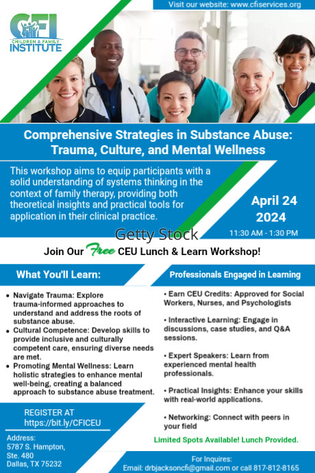 CFI CEU FLIER MARCH | PosterMyWall