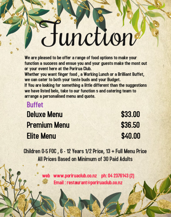 Copy of new Function Menu 1 | PosterMyWall