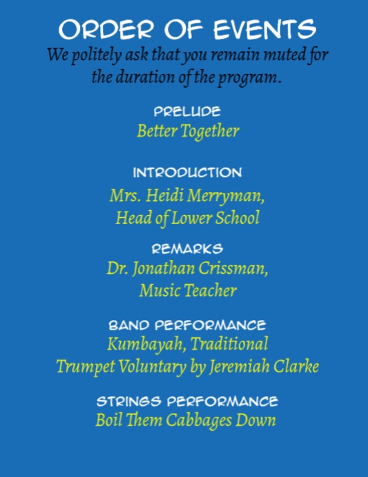 program page 1 | PosterMyWall