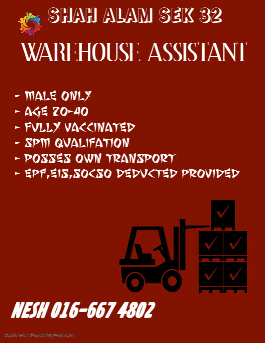 Warehouse safety rules PosterMyWall