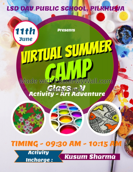 Copy of Kids Summer Camp Flyer Template | PosterMyWall