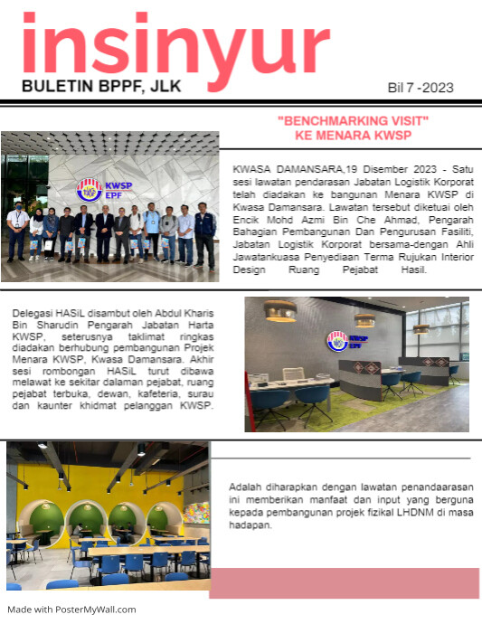 Newsletter Poster Template Flyer (US Letter)