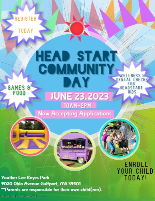 Headstart Community Day PosterMyWall