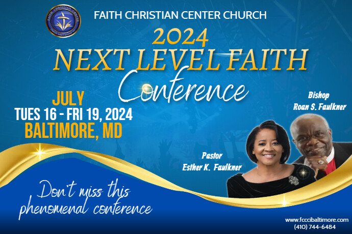 2024 Faith Conference (2) Poster template