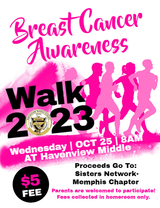 HMS Breast Cancer Walk | PosterMyWall