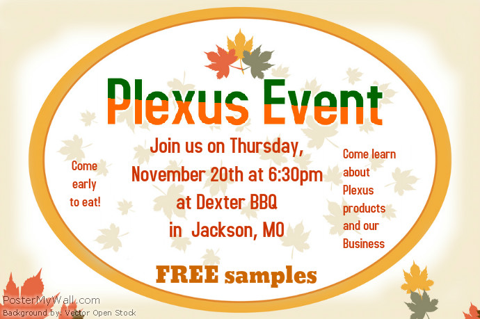 Fall Plexus Event Copy of Plexus November Event | PosterMyWall