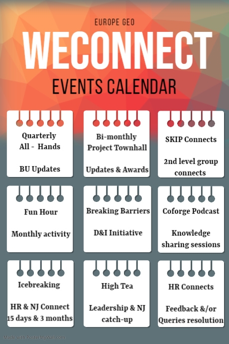 Copy of October Upcoming Event Flyer | PosterMyWall