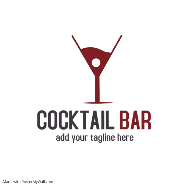 cocktail bar logo design