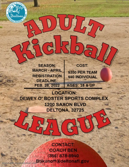 Copy of Kickball | PosterMyWall