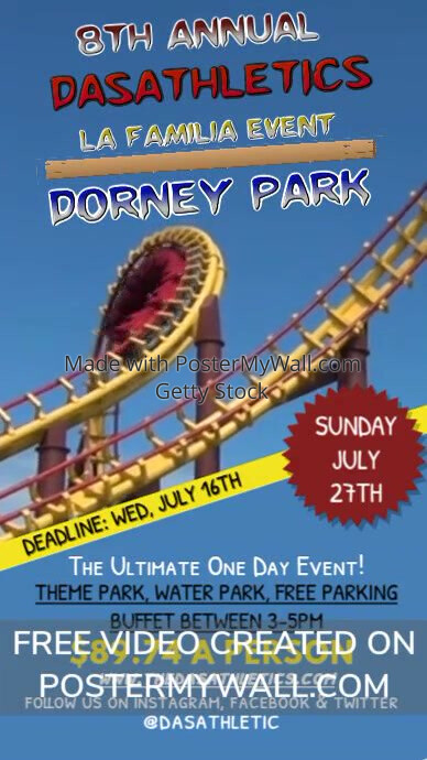 Copy of Theme Park New Ride Advert | PosterMyWall