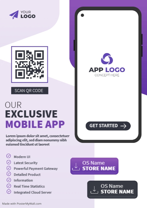 Mobile App Ad Template | PosterMyWall