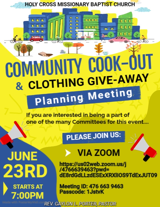 Community Cookout Flyer | PosterMyWall