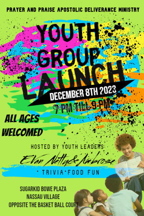 Freedom Fridays Poster template