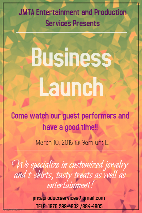 A New Design Poster template