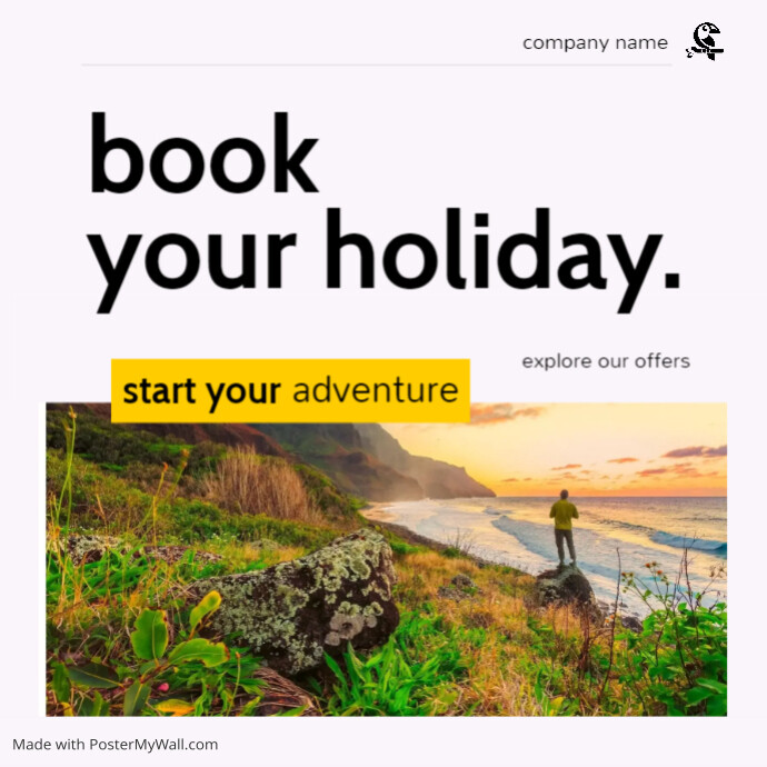 travel agency simple instagram post advertise
