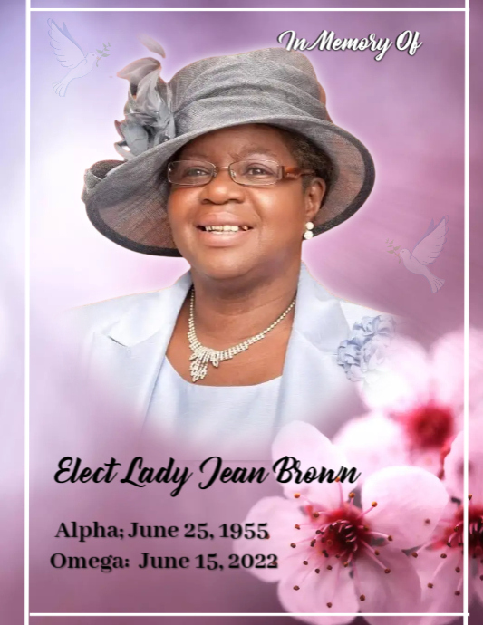 Obituary celebration of life funeral program (1) PosterMyWall