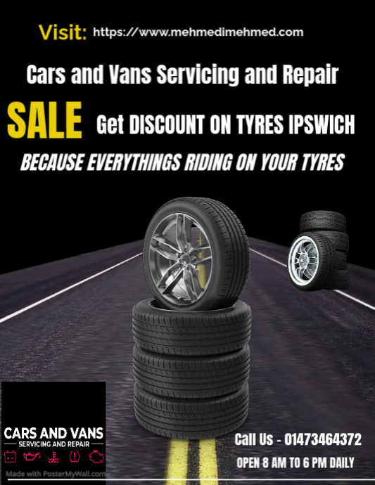 Buy Tyres Ipswich at Your Budget PosterMyWall