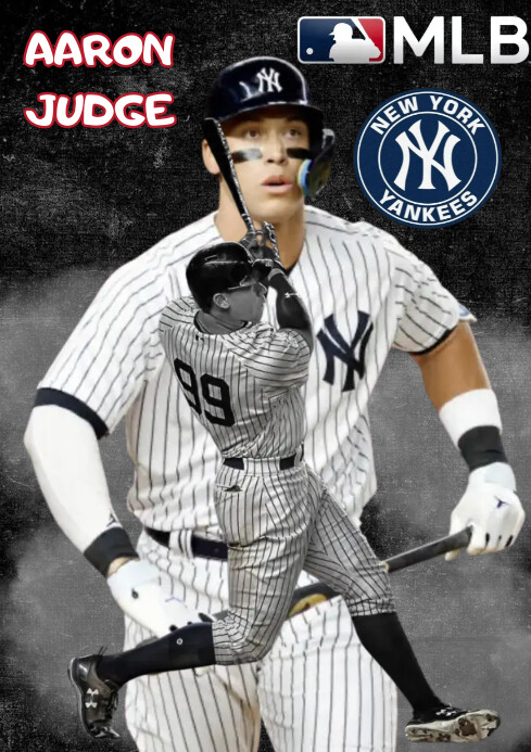 Aaron Judge A4 template