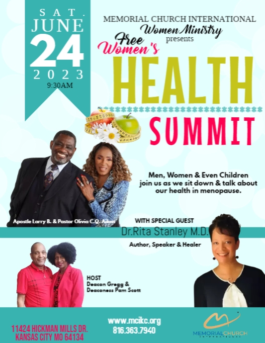 Women's Health Fair PosterMyWall