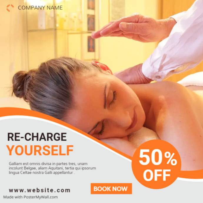 simple generic spa advertisement