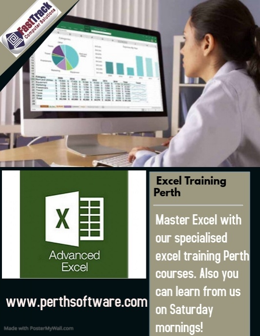 Excel Training Perth- Fast Track Computer Solutions | PosterMyWall