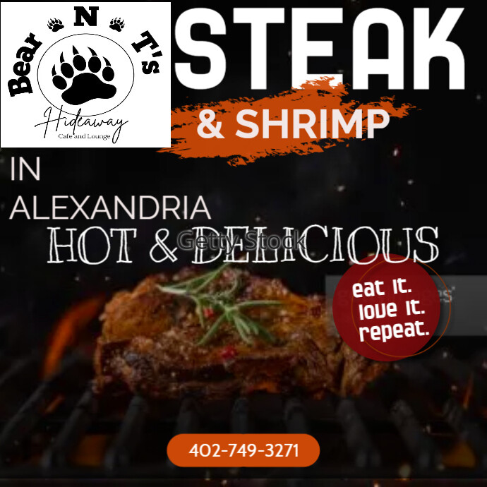 steak house delivery services advertisement i PosterMyWall