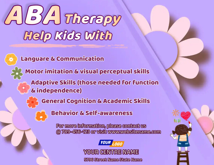 ABA Therapy - Autism EIP Flyer Template | PosterMyWall
