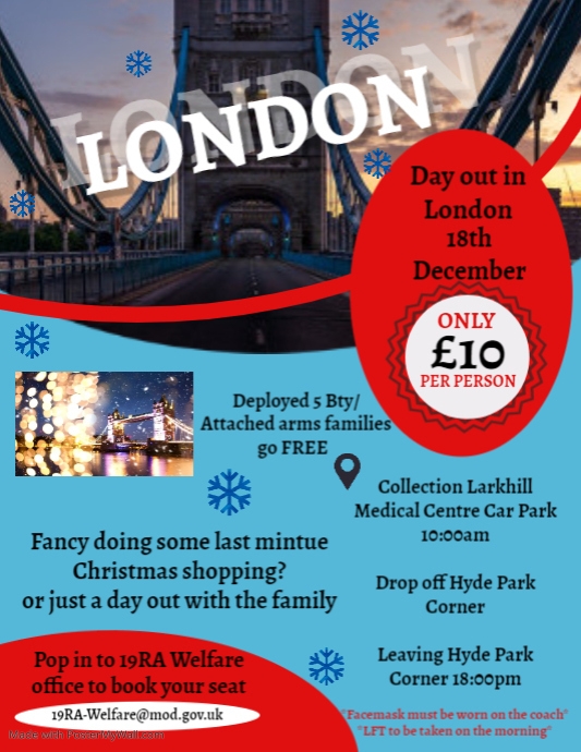 Copy of London Travel Agency Flyer Template | PosterMyWall
