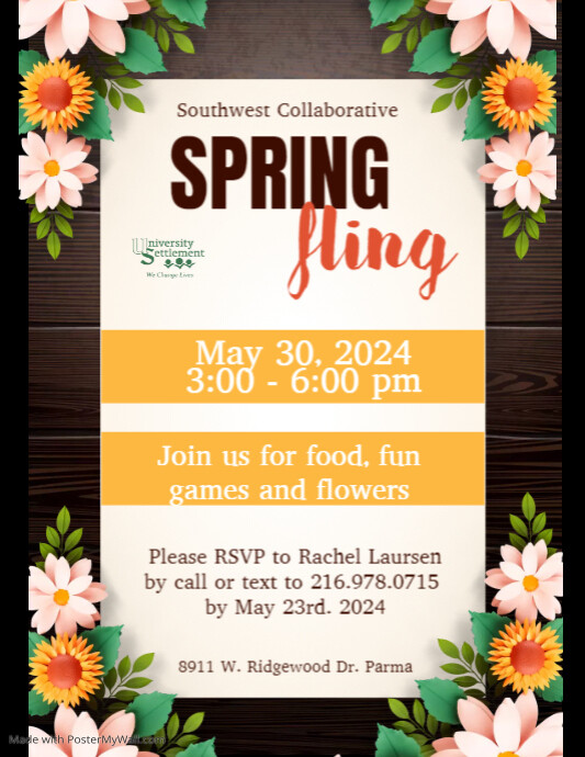 Spring Clean Party Invitation spring party invitation | PosterMyWall