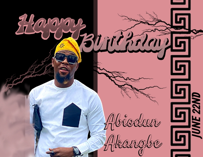 Abiodun Akangbe Adedeji Flyer (US Letter) template