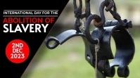 Abolition of slavery day video templates Digital Display (16:9)