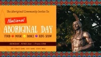 Aboriginal Day Event Facebook Cover Video template