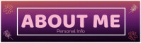 About Me Template | PosterMyWall