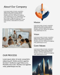 About our company Instagram potrait template