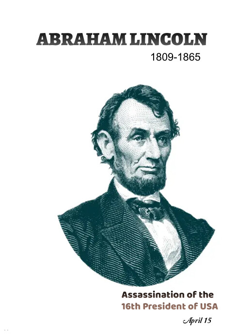 Plantilla de Abraham Lincoln assassination template design | PosterMyWall