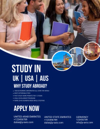 abroad study flyer Template | PosterMyWall