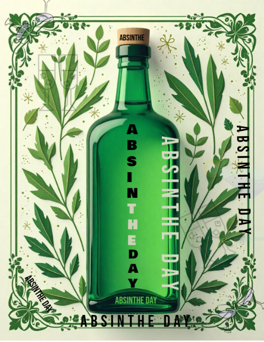 Modèle Absinthe Day | PosterMyWall