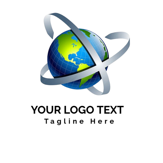 Modèle Abstract 3d World Globe Vector Illustration Tech Globe Logo ...